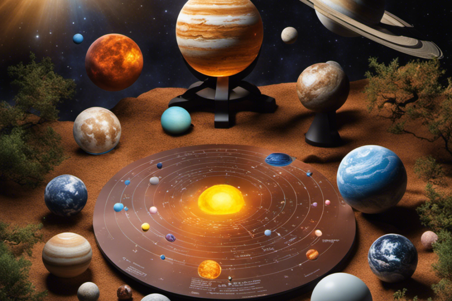 An image showcasing the Zeoddler Solar System Puzzle: Vibrant, interlocking pieces of celestial bodies in a realistic 3D form, sparking curiosity and igniting a love for astronomy in children and adults alike