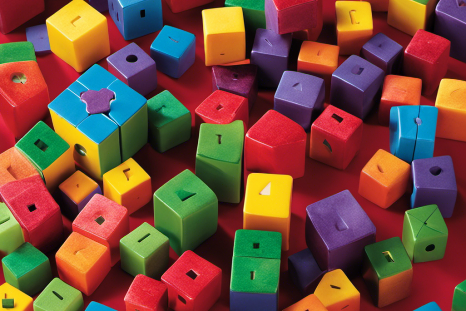 An image featuring colorful MathLink Cubes arranged in various shapes and patterns on a vibrant background, showcasing the engaging and educational nature of preschool activities with Numberblocks