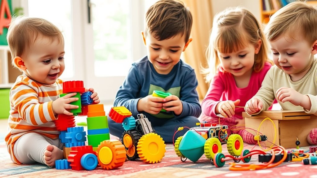 age appropriate stem toy development