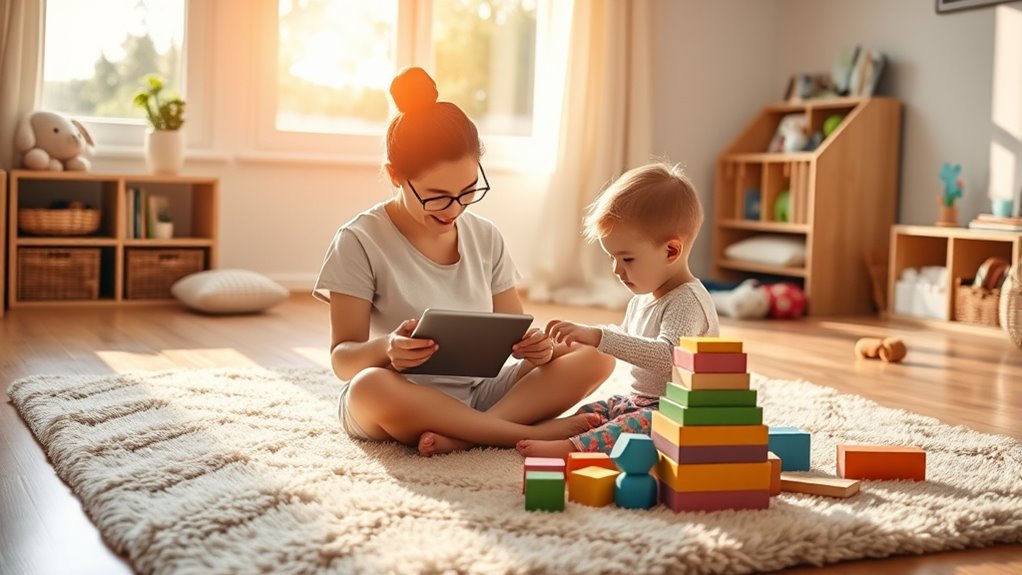 balance screen time outdoors