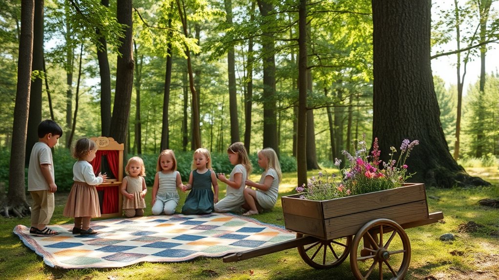 encourage outdoor tech free play