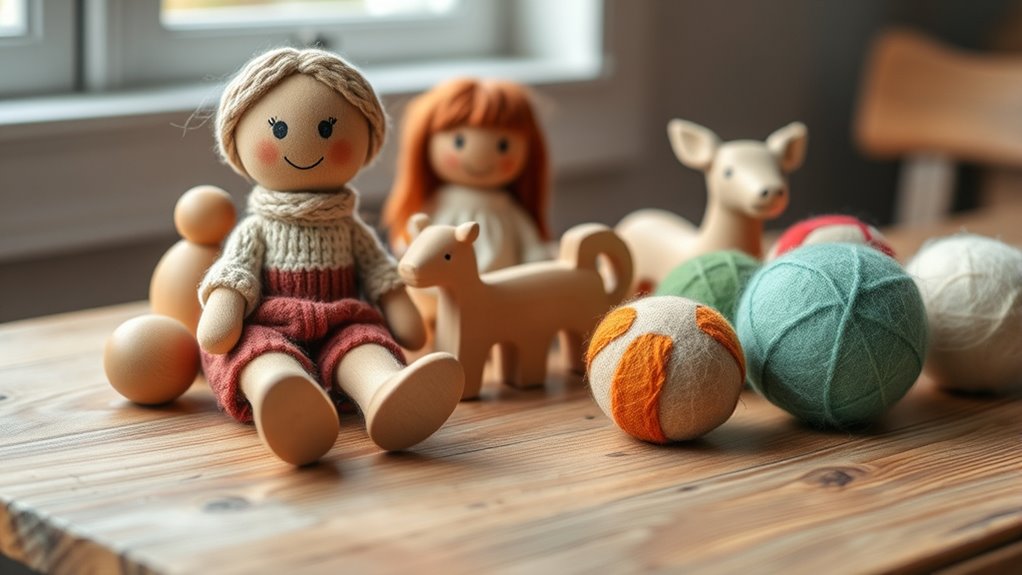 handmade natural play objects