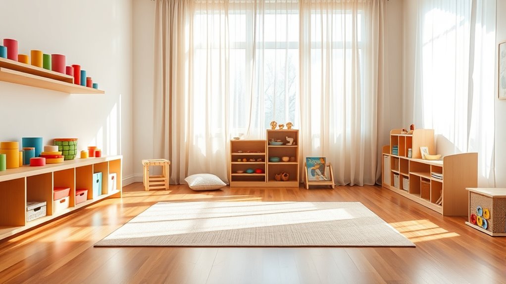 home montessori playroom setup