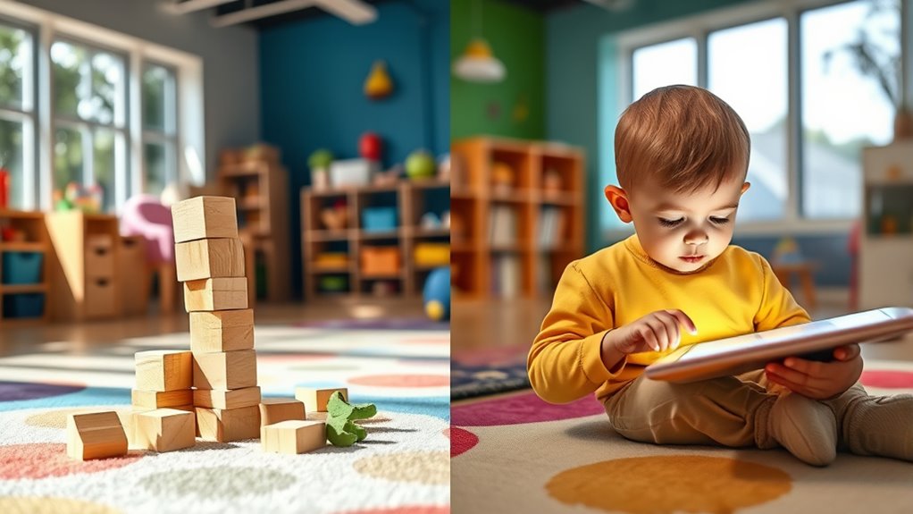 open ended vs electronic toys