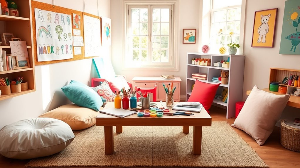 organized creative kids studio