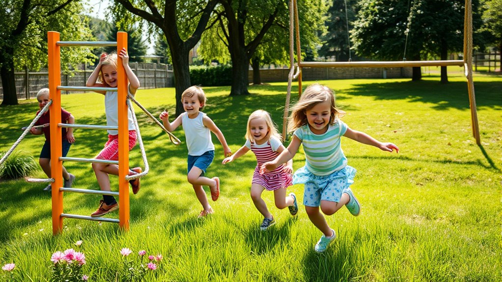 outdoor play enhances motor skills