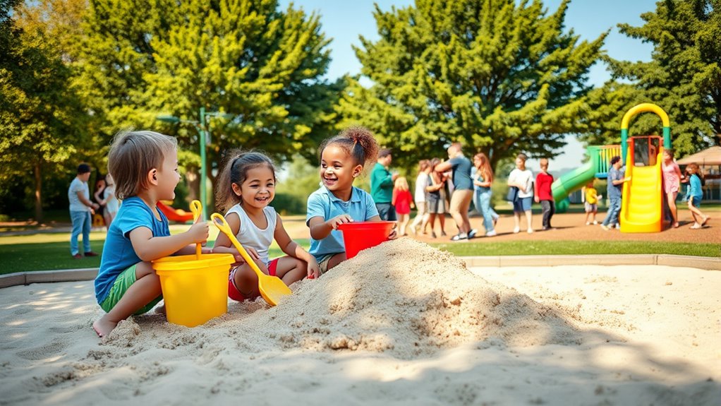 outdoor play fosters peer interaction