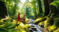 outdoor sensory exploration