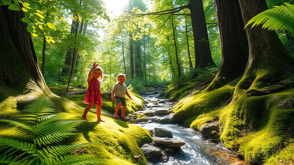 outdoor sensory exploration