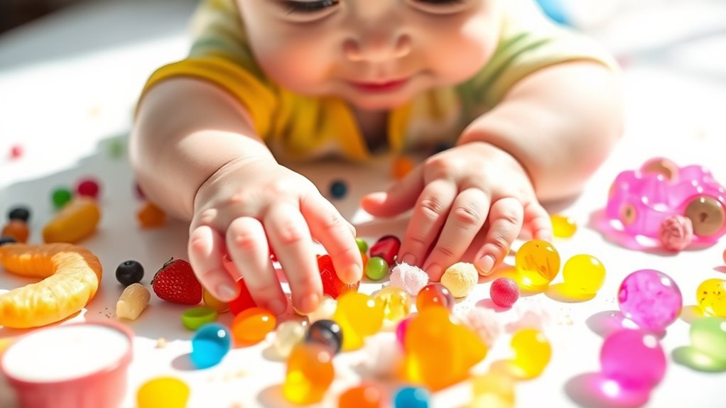 safe tasty sensory play