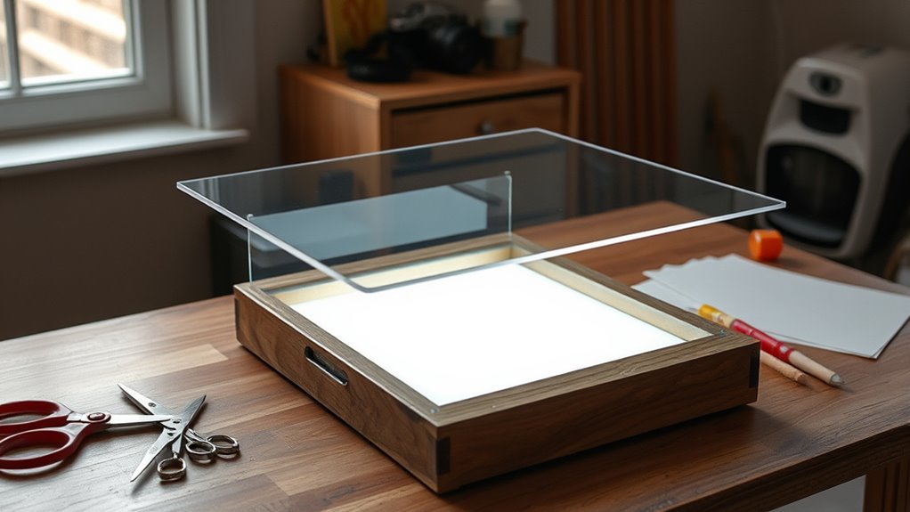 affordable homemade light tables