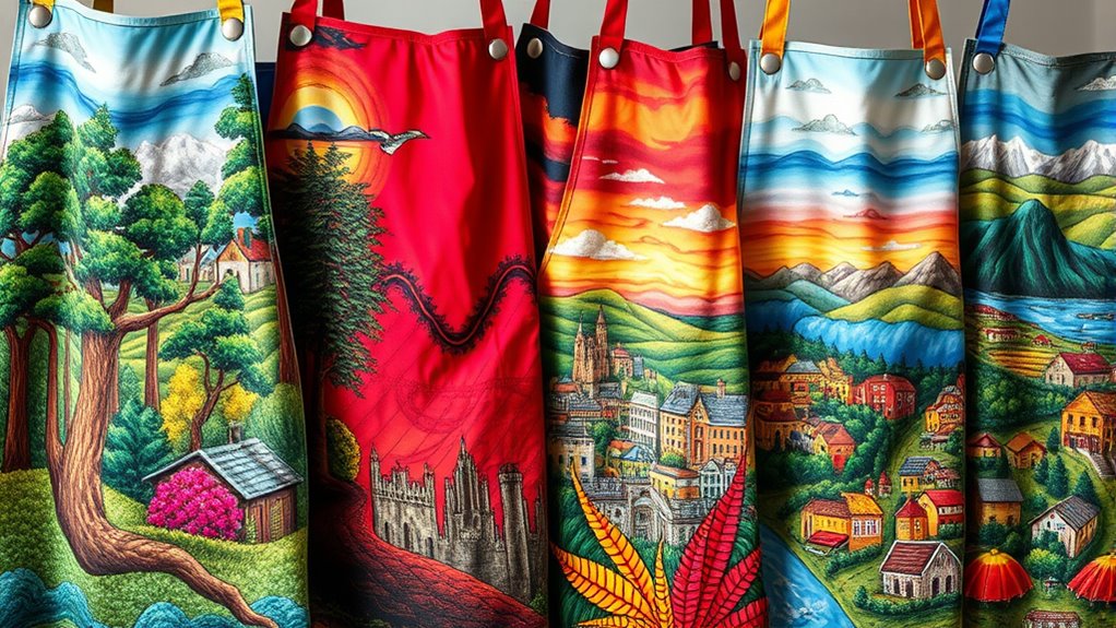 apron art as narrative