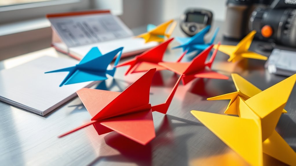 calculating paper helicopter descent