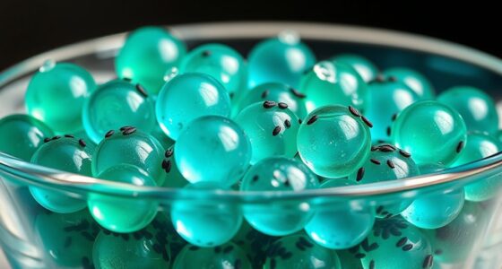 edible water beads with chia