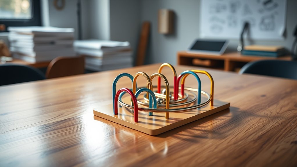 magnetic puzzle maze design