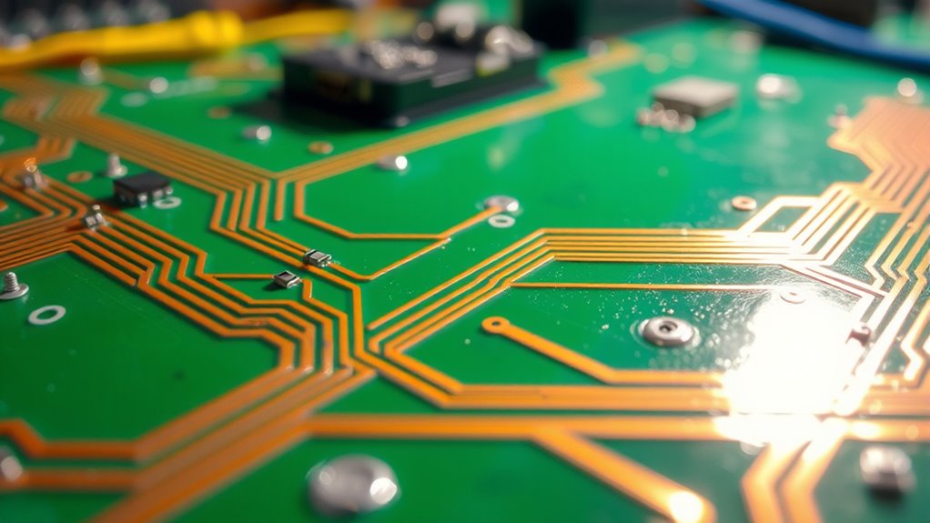 precise copper tape circuitry