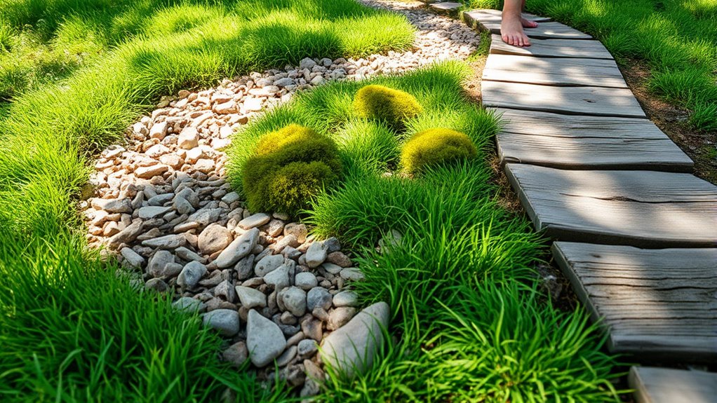 sensory barefoot trail design