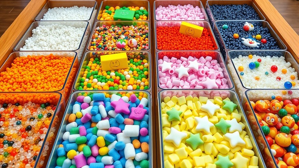 sensory bins themed rotation