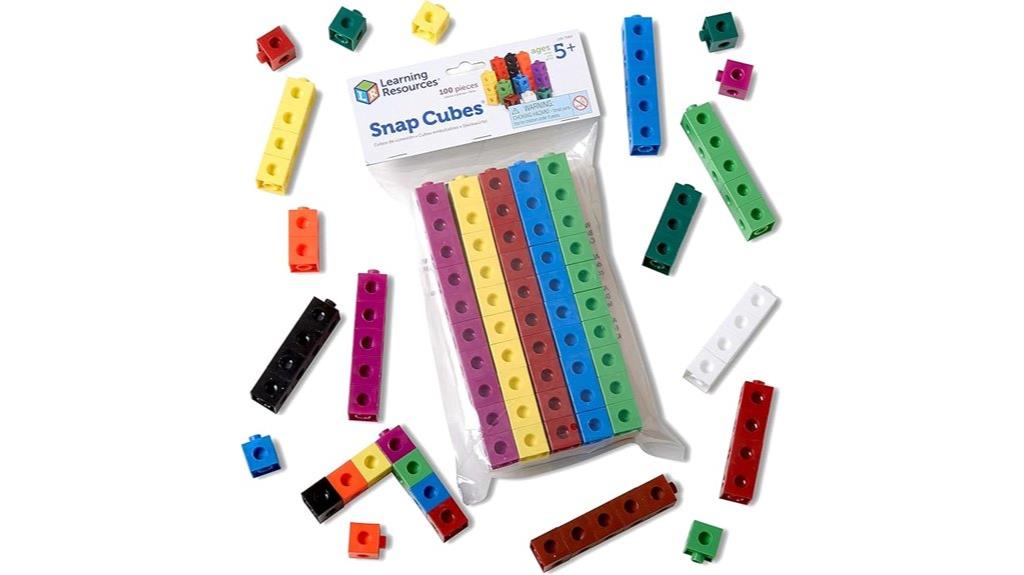 100 piece snap cube set