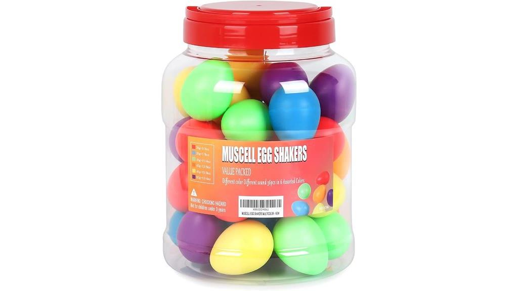 36 piece egg shaker set