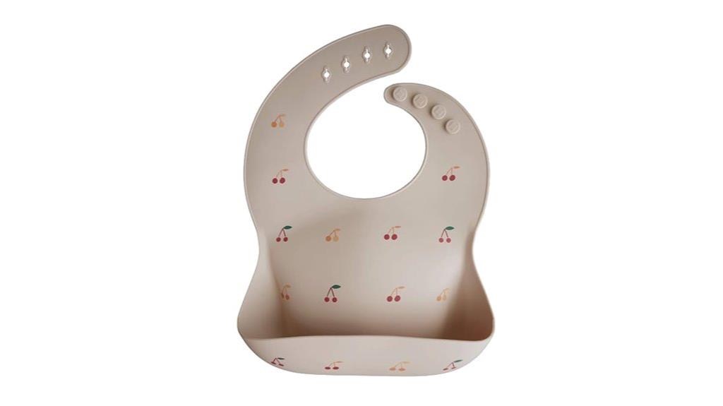 adjustable waterproof cherry bib