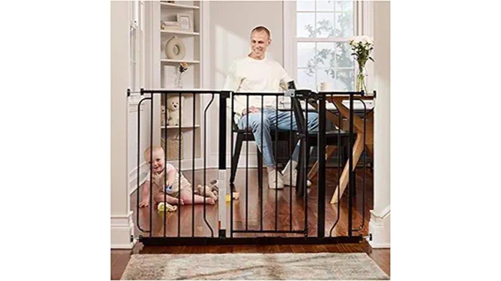 baby gate with extensions