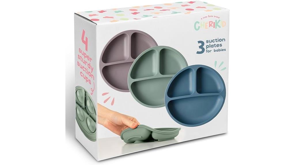 baby suction plate set
