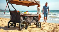 beach stroller wagon reviews