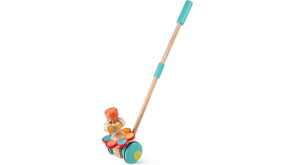 butterfly shaped push toy