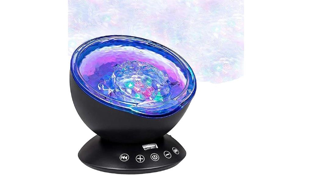 calming sea light projector