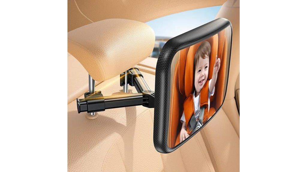 child car mirror attachment