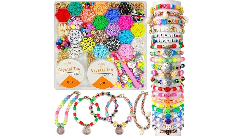 clay beads jewelry kit