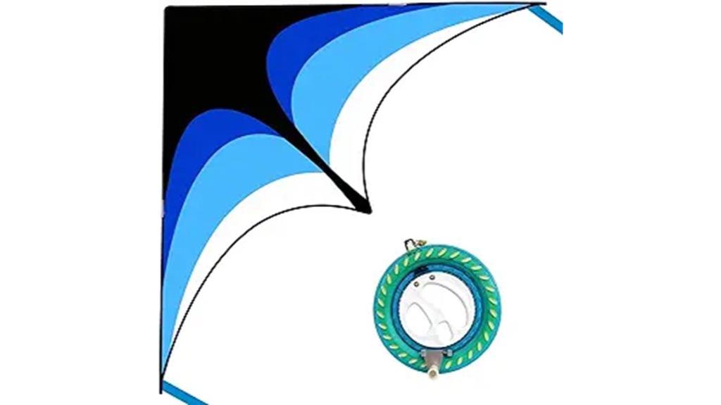 colorful delta kite set