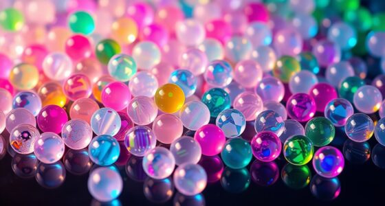 colorful jumbo water beads