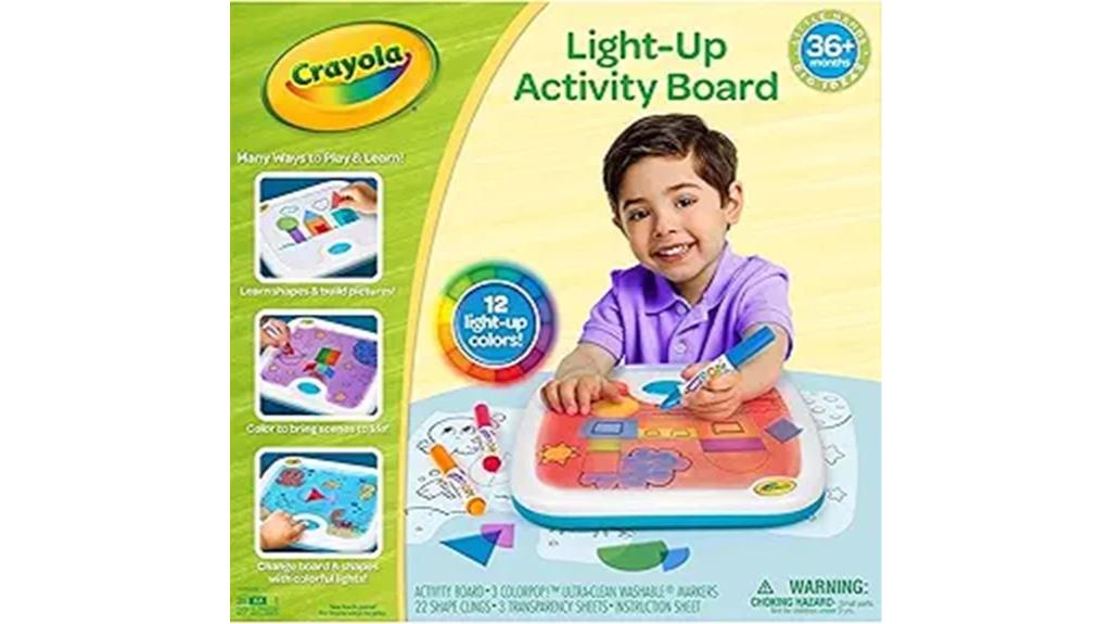 colorful kids activity board