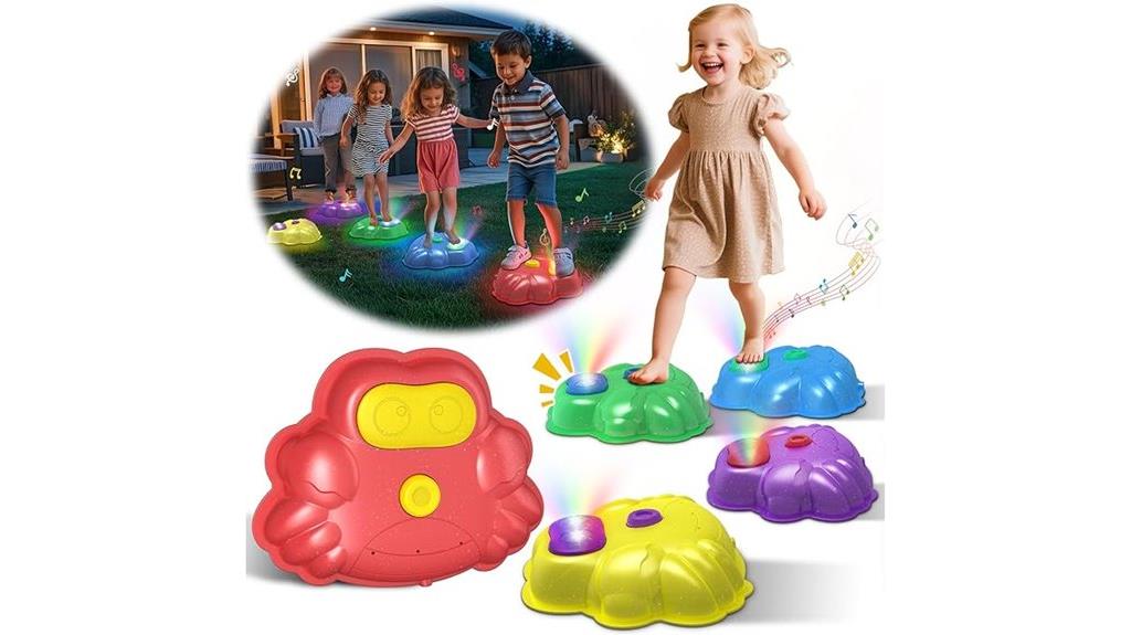 colorful kids stepping stones