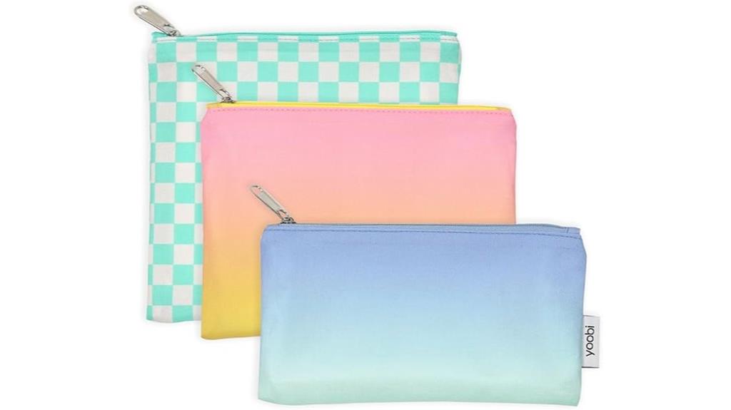 colorful reusable snack bags