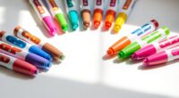 colorful scented marker selection