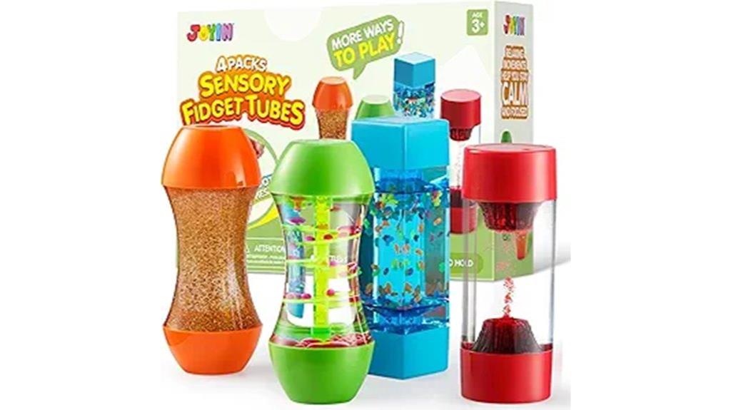 colorful sensory toy set