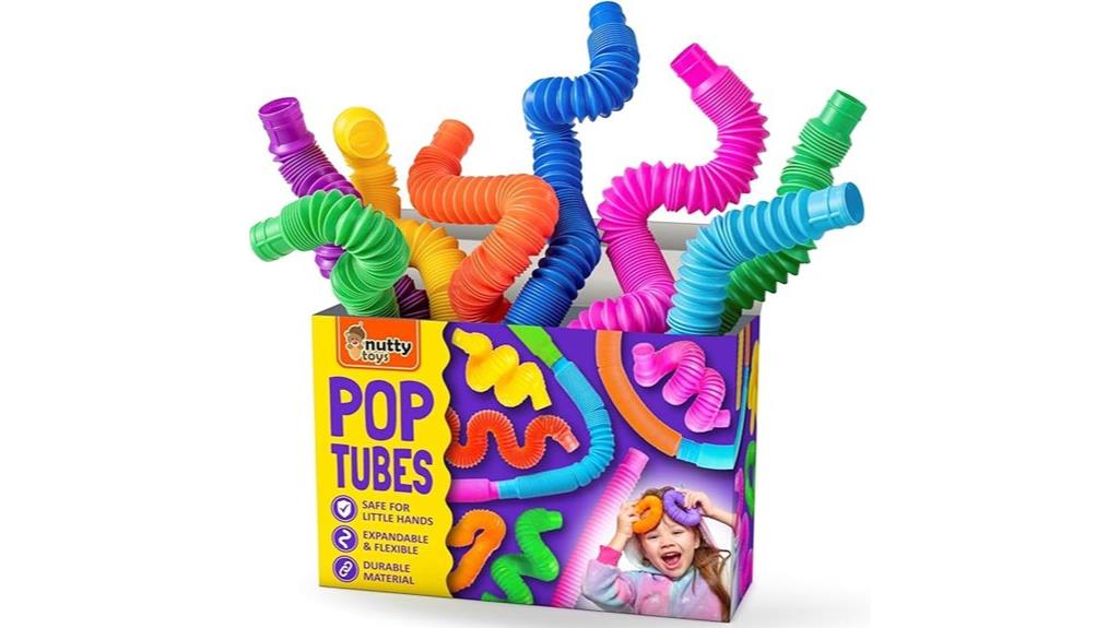 colorful sensory tube set