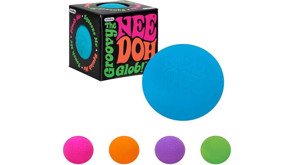 colorful silicone stress ball