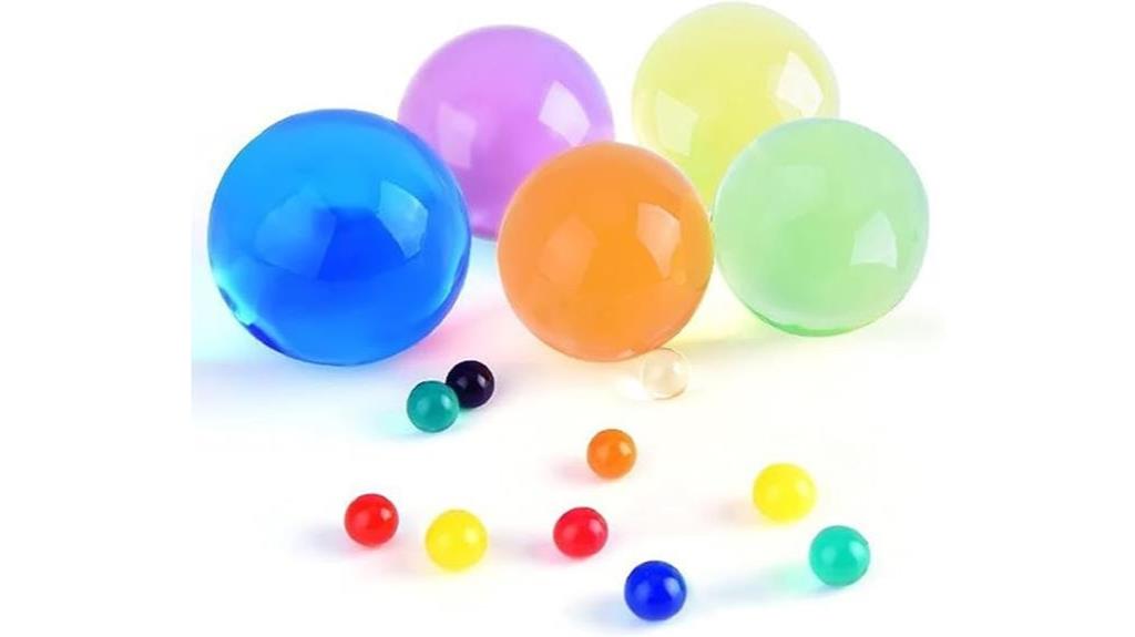 colorful water gel beads