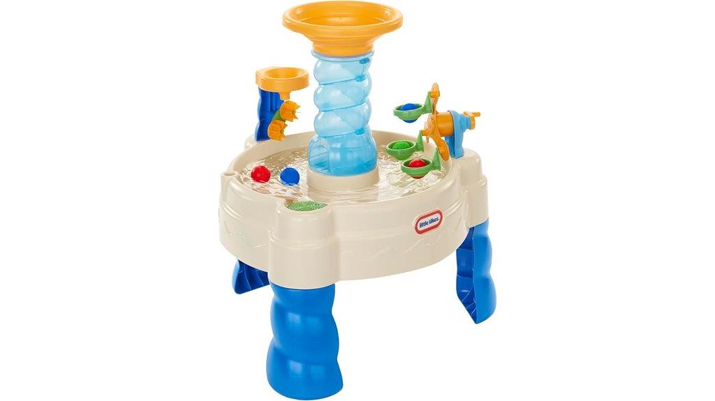 colorful water play table