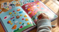 creative sticker scene books