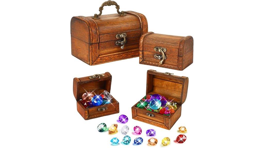 diving gem pirates chests