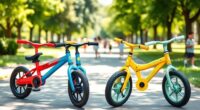 easy low step balance bikes