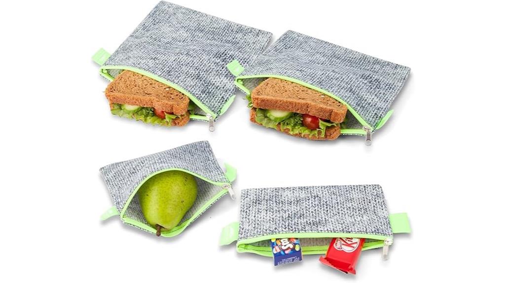 eco friendly sandwich bag set