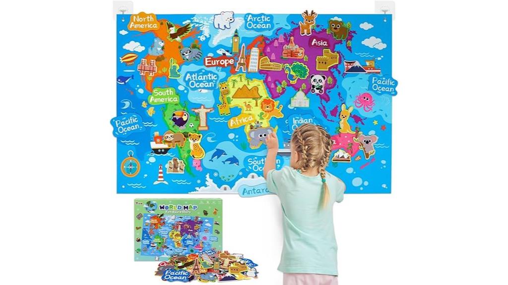 educational taika world map