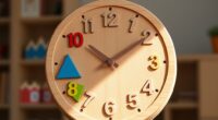 educational wooden clock toys