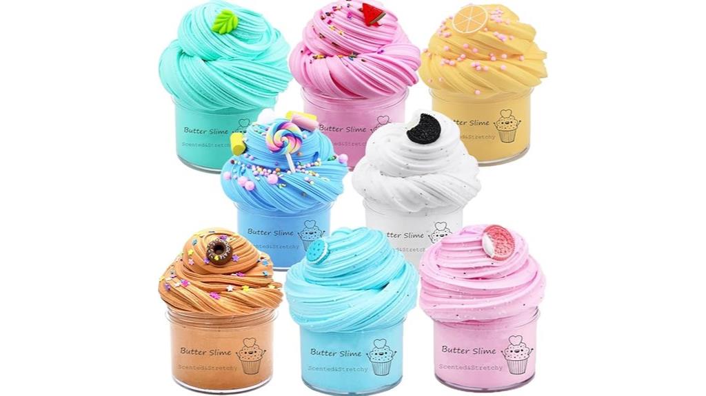eight pack butter slime kit
